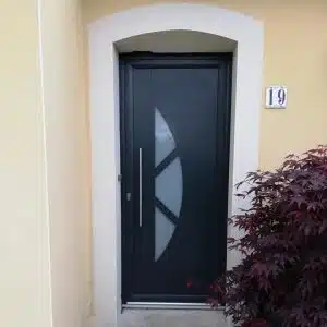 Menuiserie 1 porte entrée aluminium